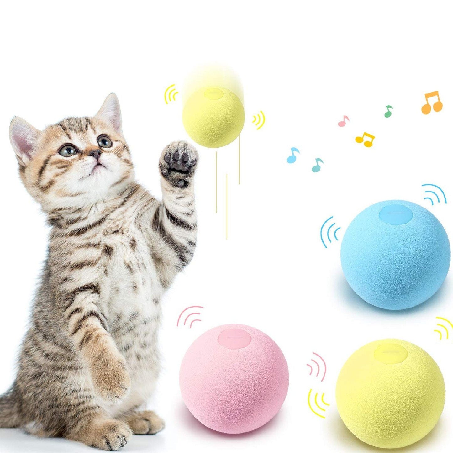 SmartBall™ - Balle intelligente d'apprentissage pour chat - Matou-shop